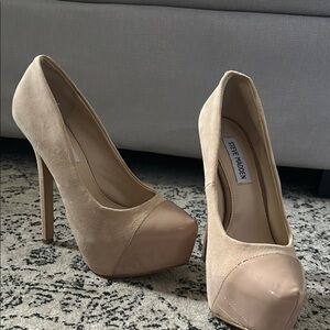 Steve Madden Women's Tan Platform Heels